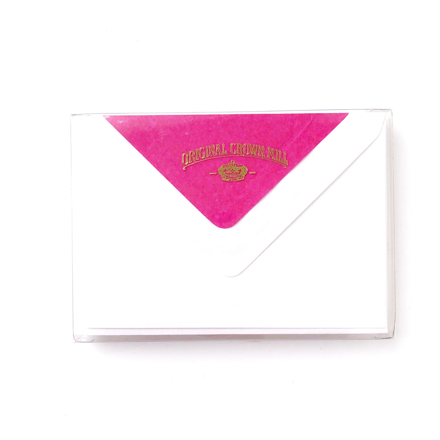 Flat Note Card w/Tissue Lined Envelope (box of 10) - Barque Gifts