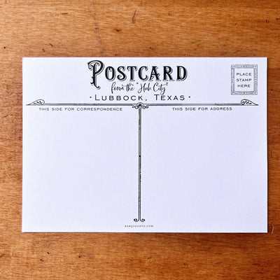 This is Lubbock Postcard