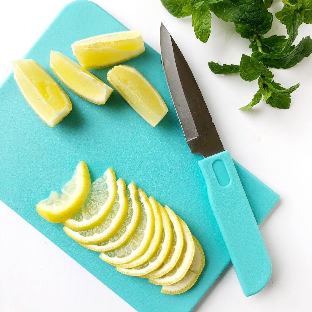 mini cutting board with built in knife on barquegifts.com