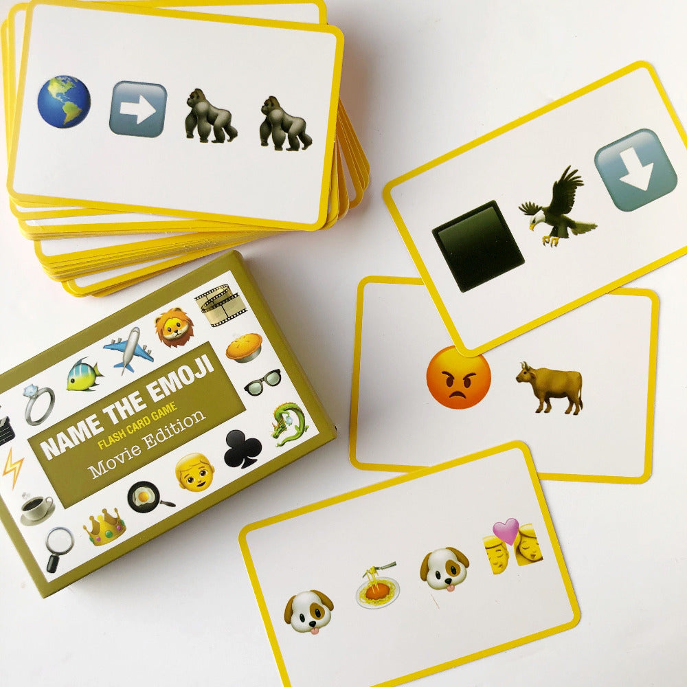 movie name the emoji card game on barquegifts.com