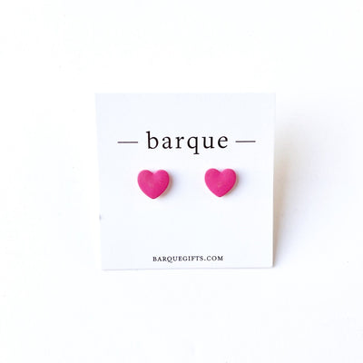 heart stud earrings on barquegifts.com