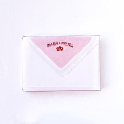 Flat Note Card w/Tissue Lined Envelope (box of 10)