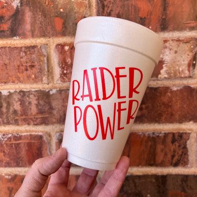 raider power foam cups on barquegifts.com