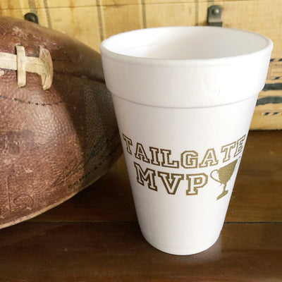 tailgate mvp foam cups on barquegifts.com