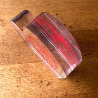 Acrylic Heart Paper Weight - Barque Gifts