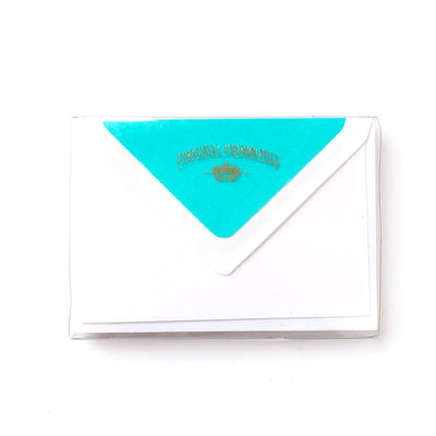 Flat Note Card w/Tissue Lined Envelope (box of 10) - Barque Gifts