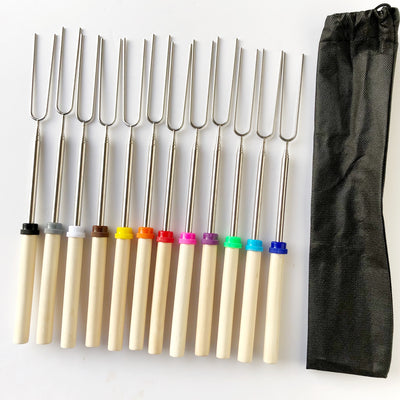 Fire Roasting Sticks (set of 12) - Barque Gifts