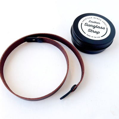 Personalized Leather Sunglasses Strap