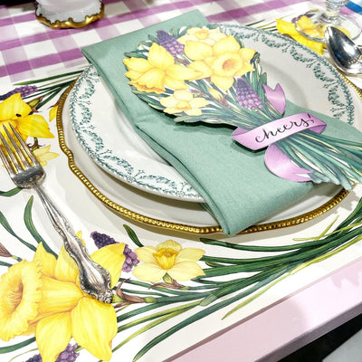 Daffodil Paper Table Decorations