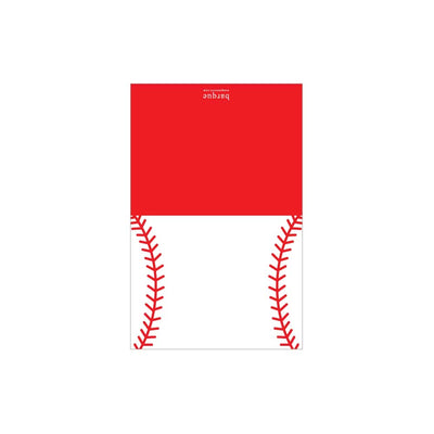 Baseball Folded Note - Barque Gifts