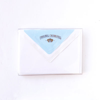 Flat Note Card w/Tissue Lined Envelope (box of 10)