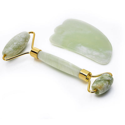 jade facial roller and gua sha tool on barquegifts.com