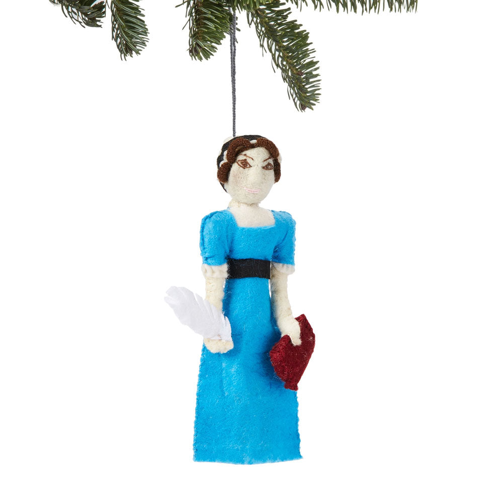 Jane Austen Felt Ornament