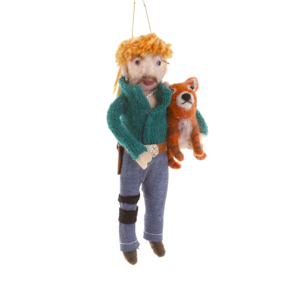 Felt Tiger King Ornament