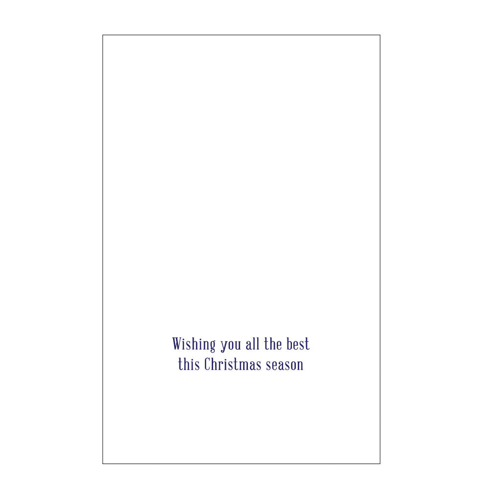 joy hope love holiday card on barquegifts.com