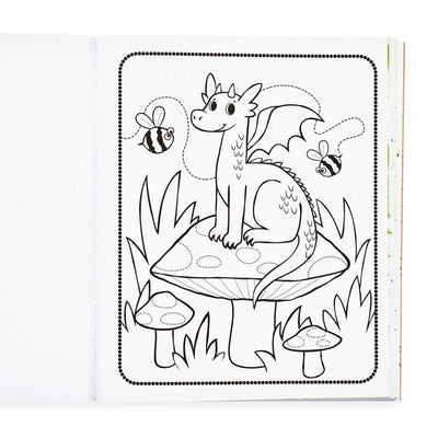 knights and dragons coloring book on barquegifts.com