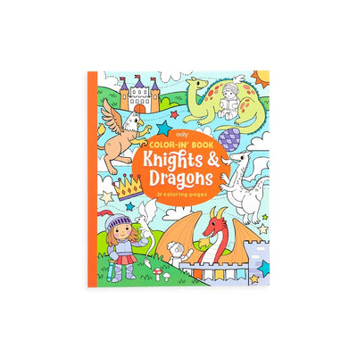 knights and dragons coloring book on barquegifts.com