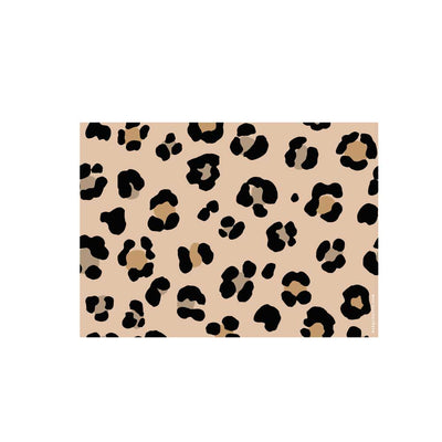 Leopard Print Flat Note - Barque Gifts