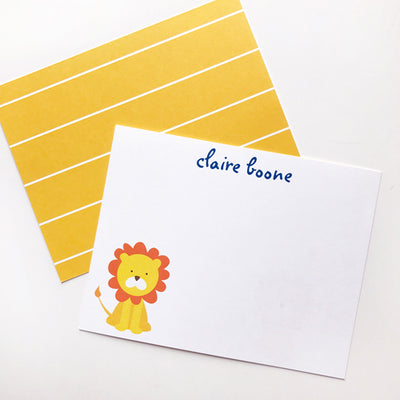 lion stationery