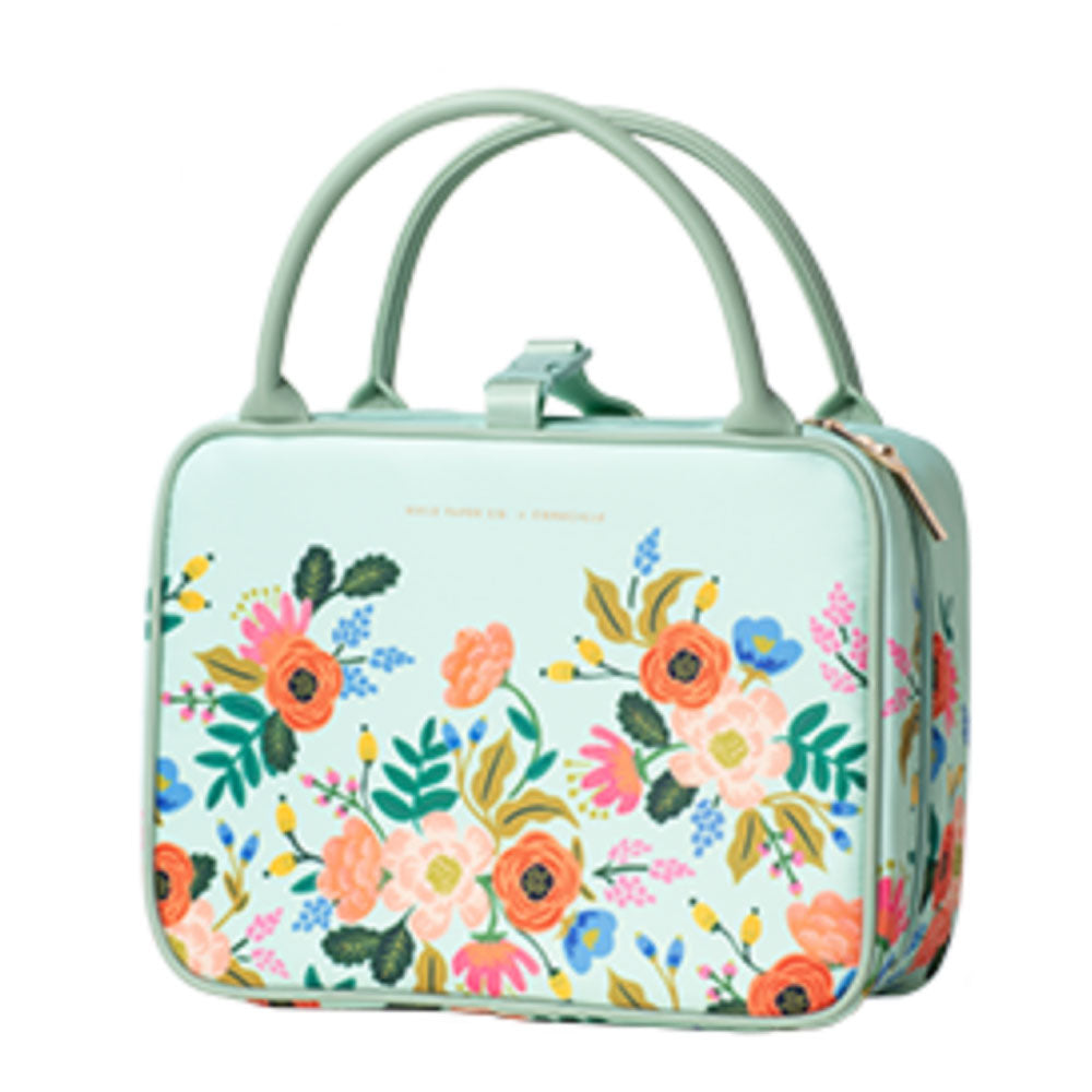 rifle paper co lively floral corkcicle lunchbox on barquegifts.com