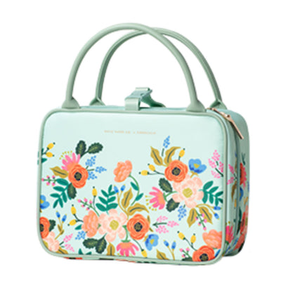 rifle paper co lively floral corkcicle lunchbox on barquegifts.com