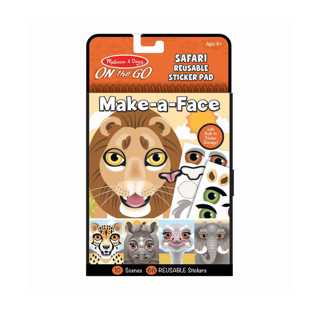 Make-A-Face Safari Stickers - Barque Gifts
