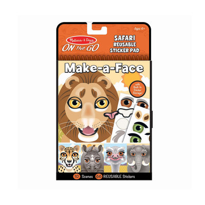 Make-A-Face Safari Stickers - Barque Gifts