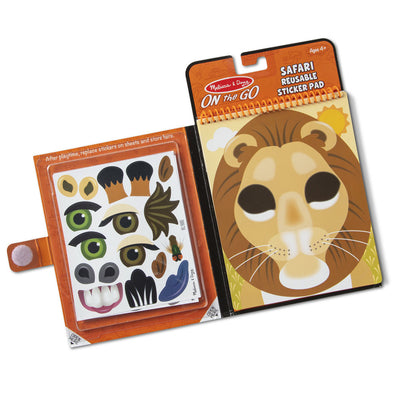 Make-A-Face Safari Stickers - Barque Gifts