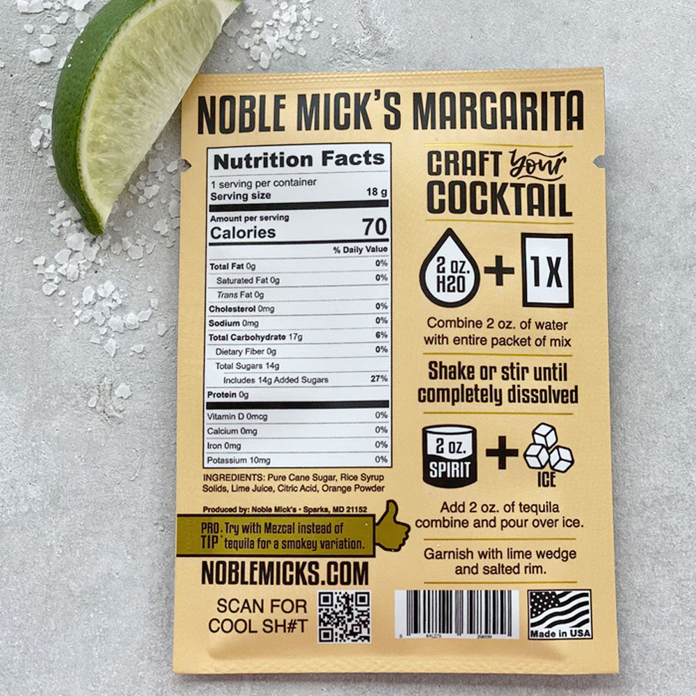 Margarita Cocktail Mix Packet