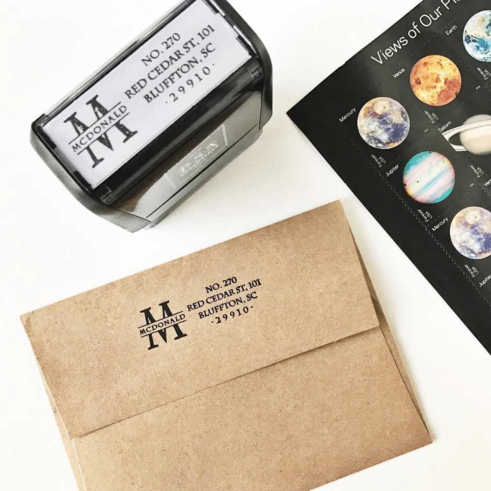 McDonald Self-Inking Stamp - Barque Gifts