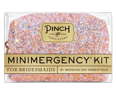 Rose Glitter Bomb Minimergency Kit for Bridesmaids - Barque Gifts