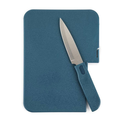 Mini Cutting Board with Built-in Knife