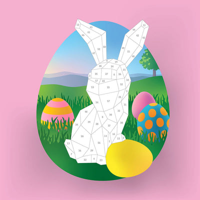 Paint by Sticker:  Easter