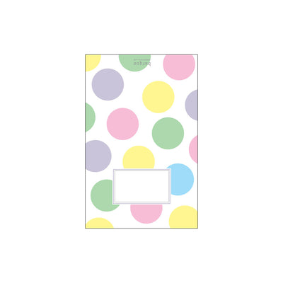 pastel dots note on barquegifts.com
