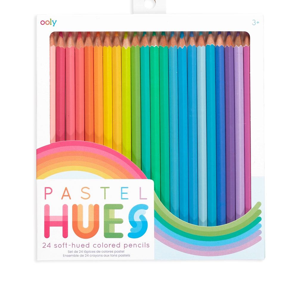 Pastel Hues Colored Pencils (set of 24)
