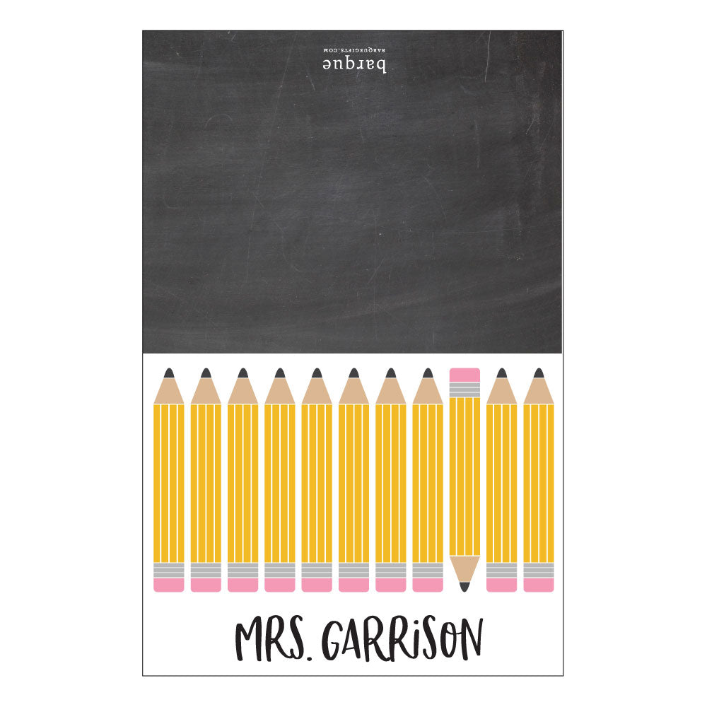 Pencil Folded Note