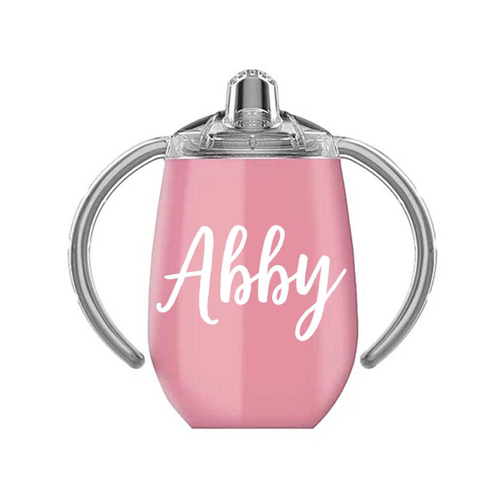 pink sippy cup on barquegifts.com