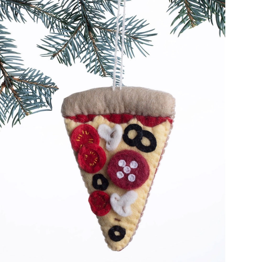 Pizza Slice Felt Ornament