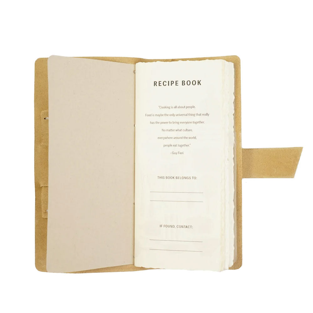 Leather Recipe Pocket Journal