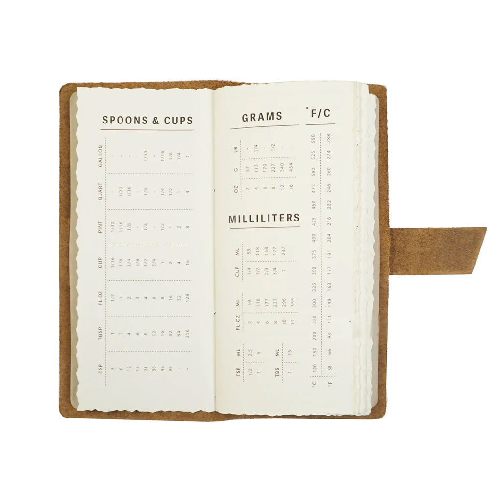 Leather Recipe Pocket Journal