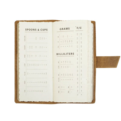 Leather Recipe Pocket Journal