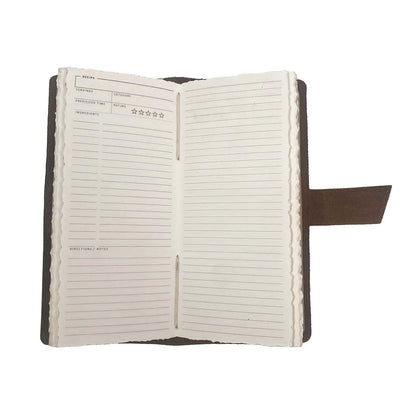 Leather Recipe Pocket Journal