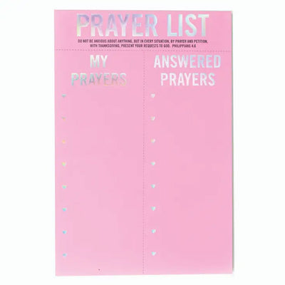 Prayer List Notepad