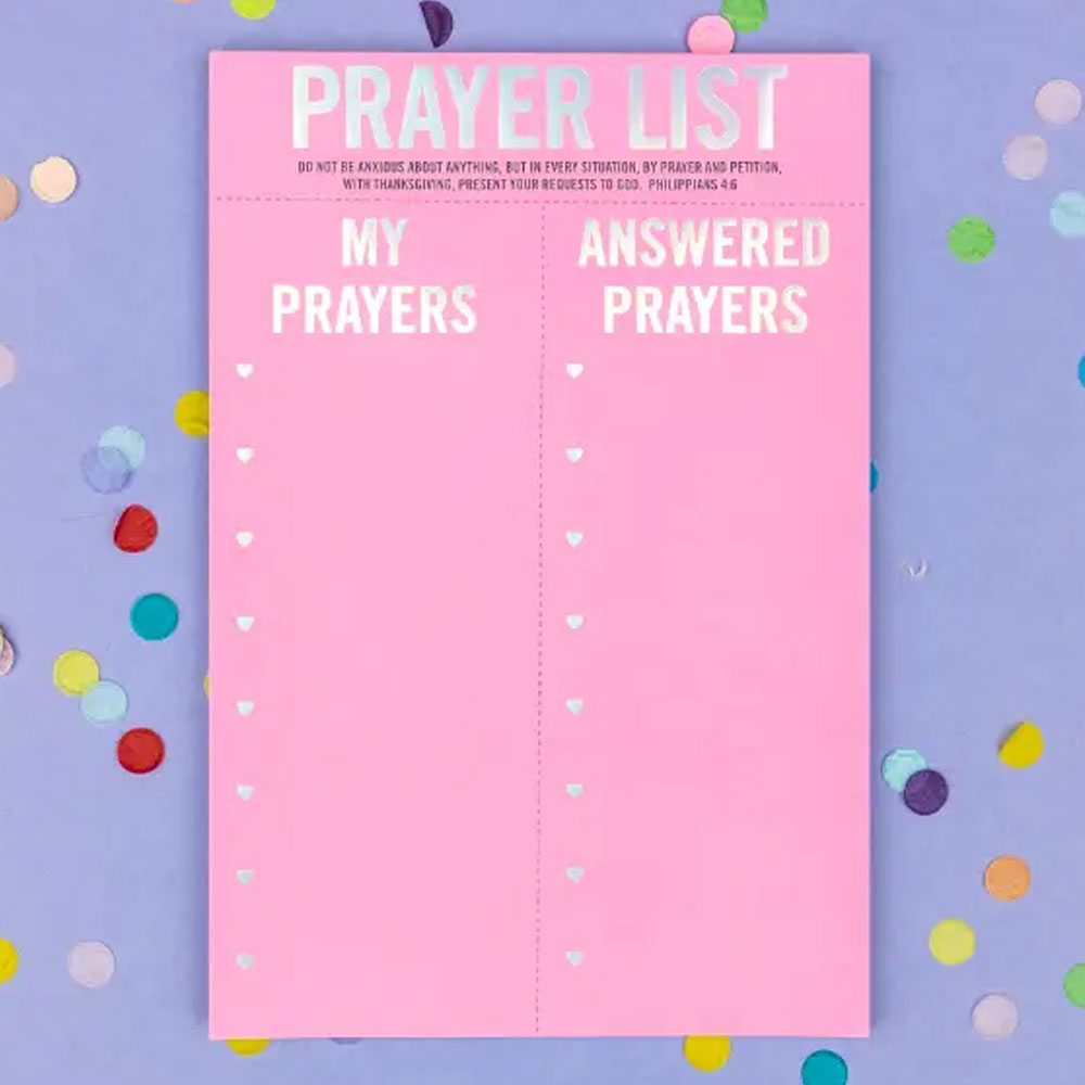 Prayer List Notepad
