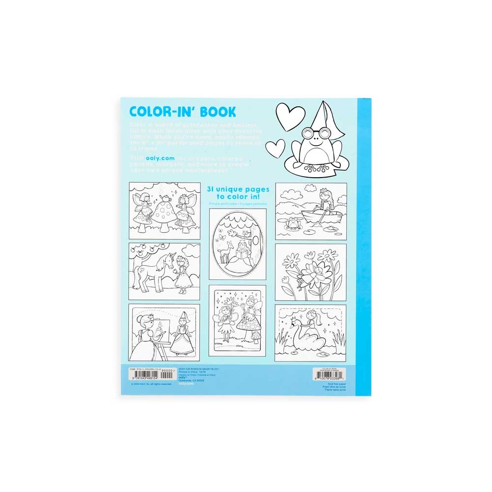 princesses and fairies coloring book on barquegifts.com