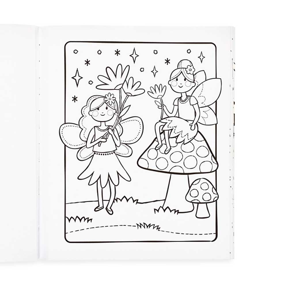 princesses and fairies coloring book on barquegifts.com