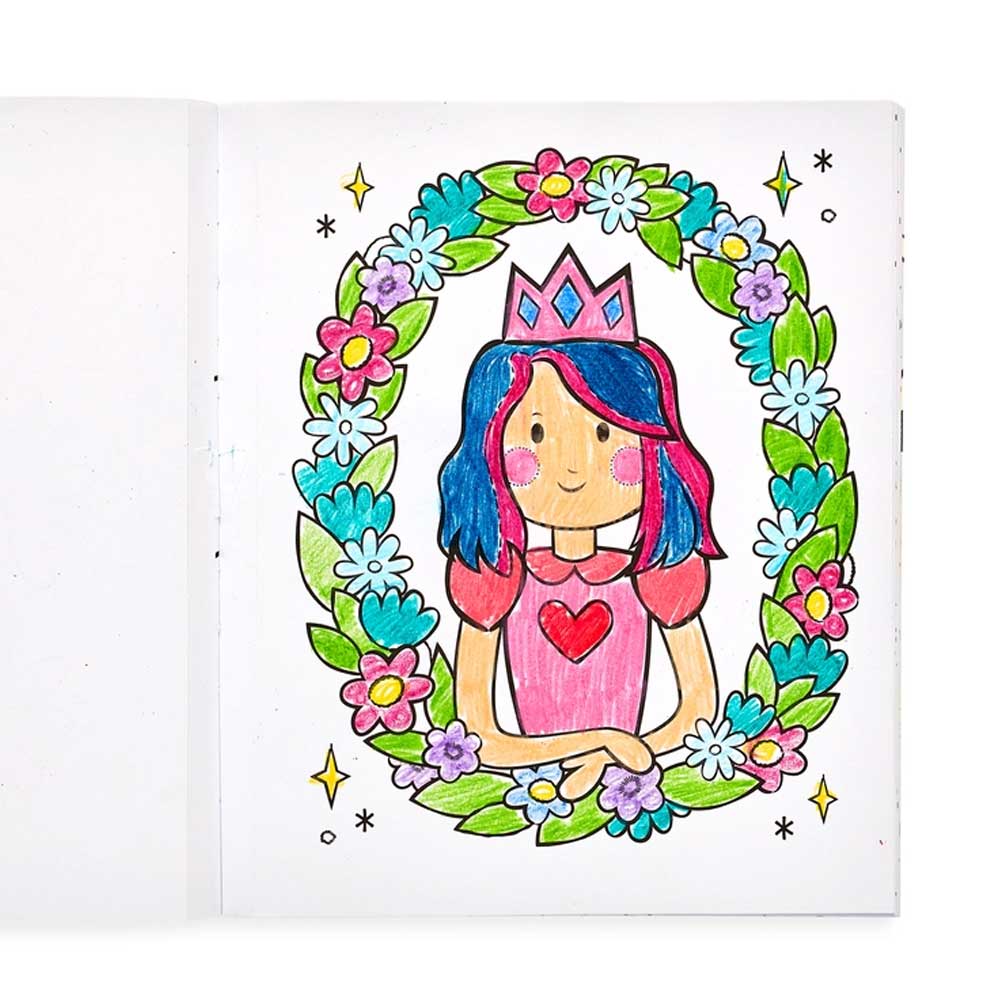 princesses and fairies coloring book on barquegifts.com