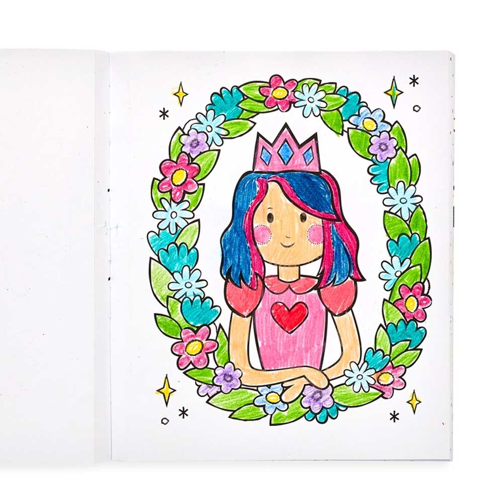 princesses and fairies coloring book on barquegifts.com
