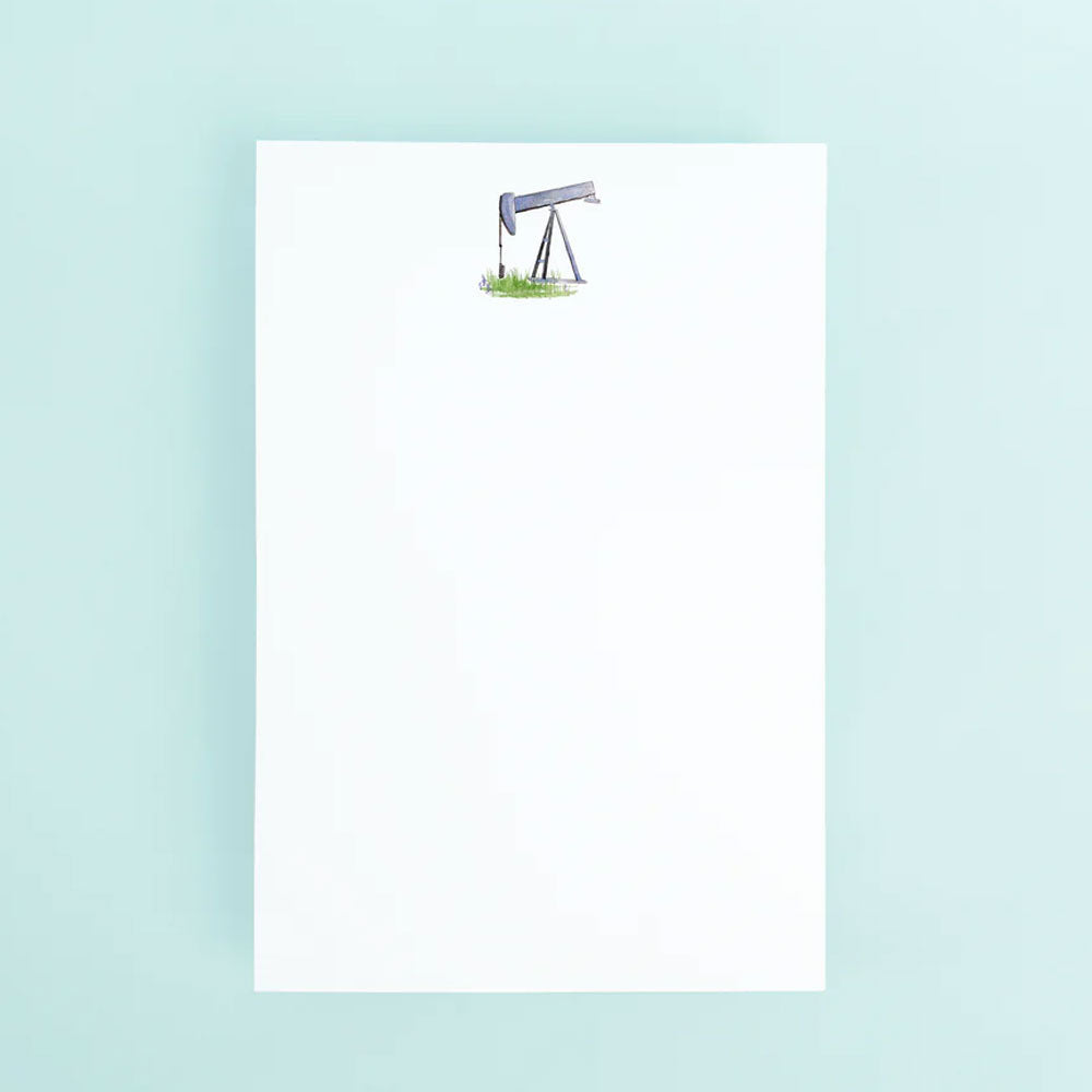 Texas Pumpjack Notepad