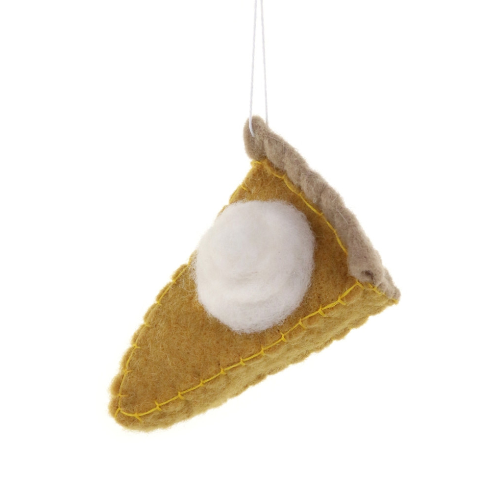 Felt Pumpkin Pie Ornament